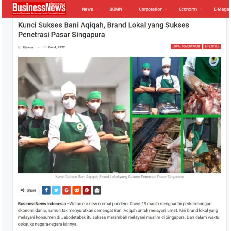 Liputan Bani Aqiqah di Business News