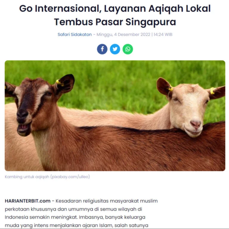 Liputan Bani Aqiqah di Harian Terbit