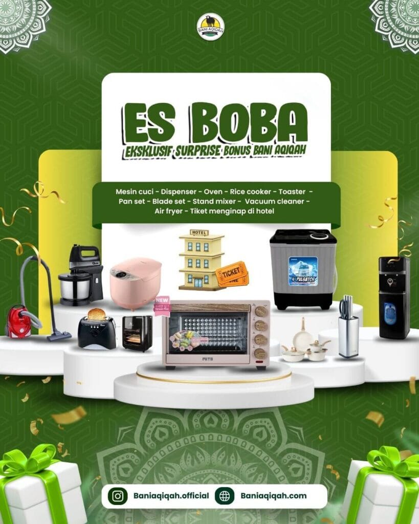 Promo Es Boba Hadiah Tambahan